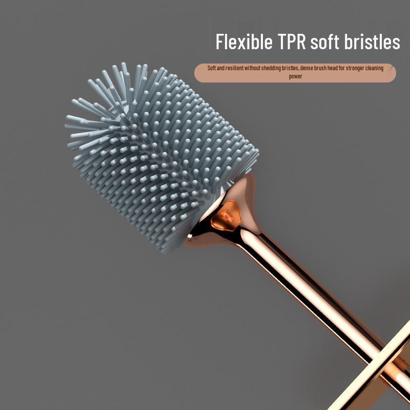 360° Wall-Mounted Silicone Toilet Brush, Golf Design