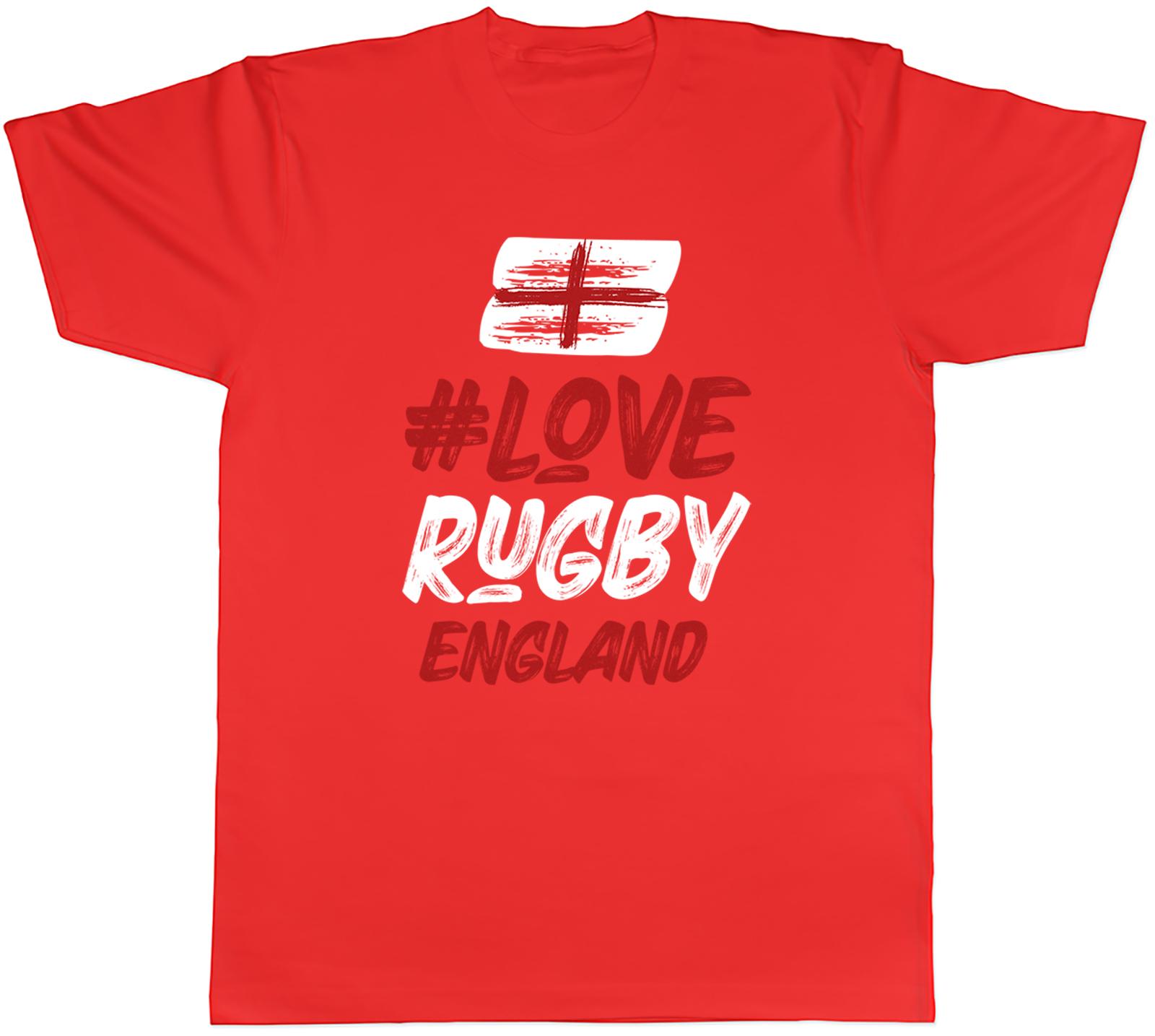 England Rugby Supporter Fan Unisexs TShirt Tee Gift Top S