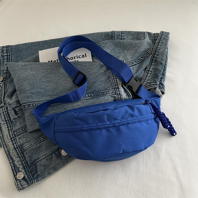 Niche Fanny Pack Casual Simple Shoulder Bag Simple Fashion Messenger Breast Bag Trendy Sports Bag