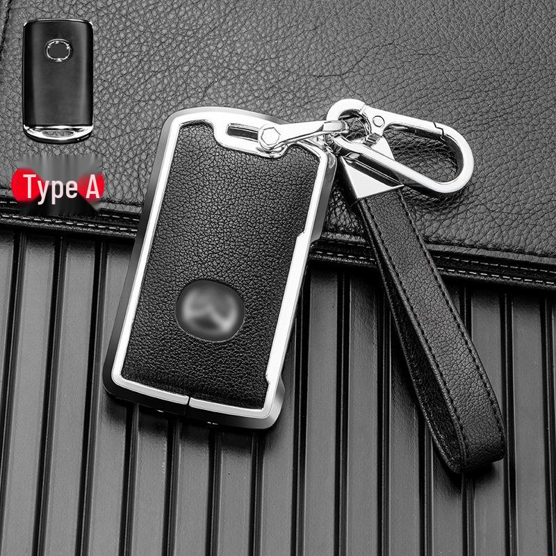Multi-Color Full-Cover Metal Key Case for 2021+ Mazda CX-30, CX-5, Axela
