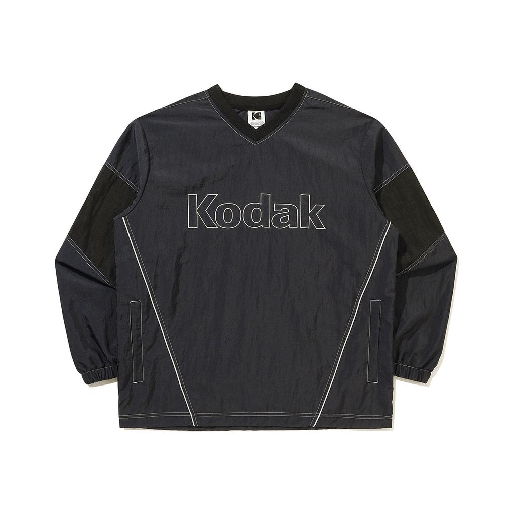 Kodak Color Block Long Sleeve Piste Charcoal