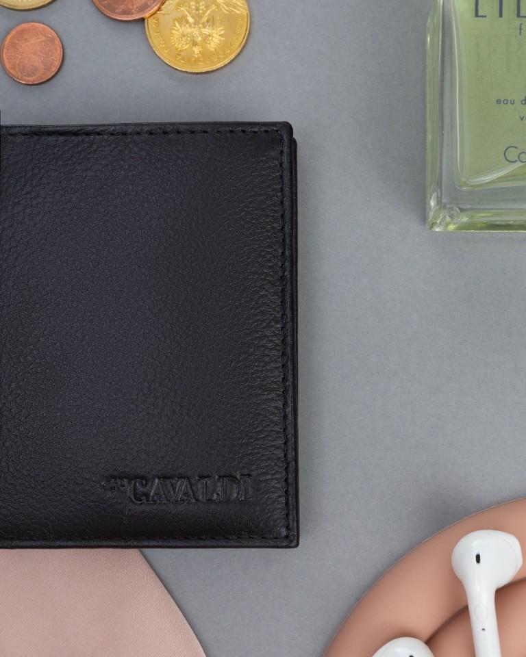 Leather Card Case TW-01-PDM-BP-9076 Black