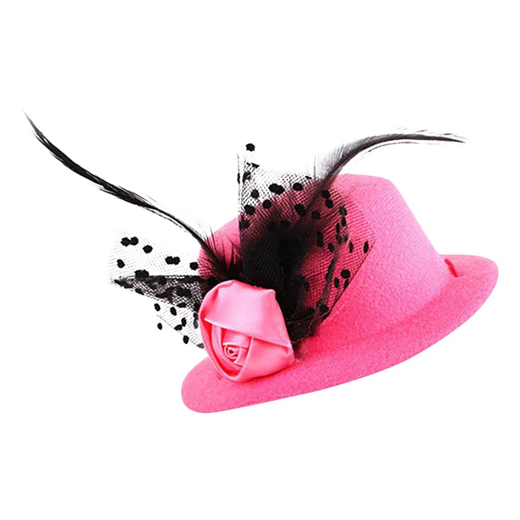 Dog Puppy Hat Headband Hat Headwear Pet Hat Fashion Decoration Top Hats Gentleman Fedora Dog Cap For Christmas Party