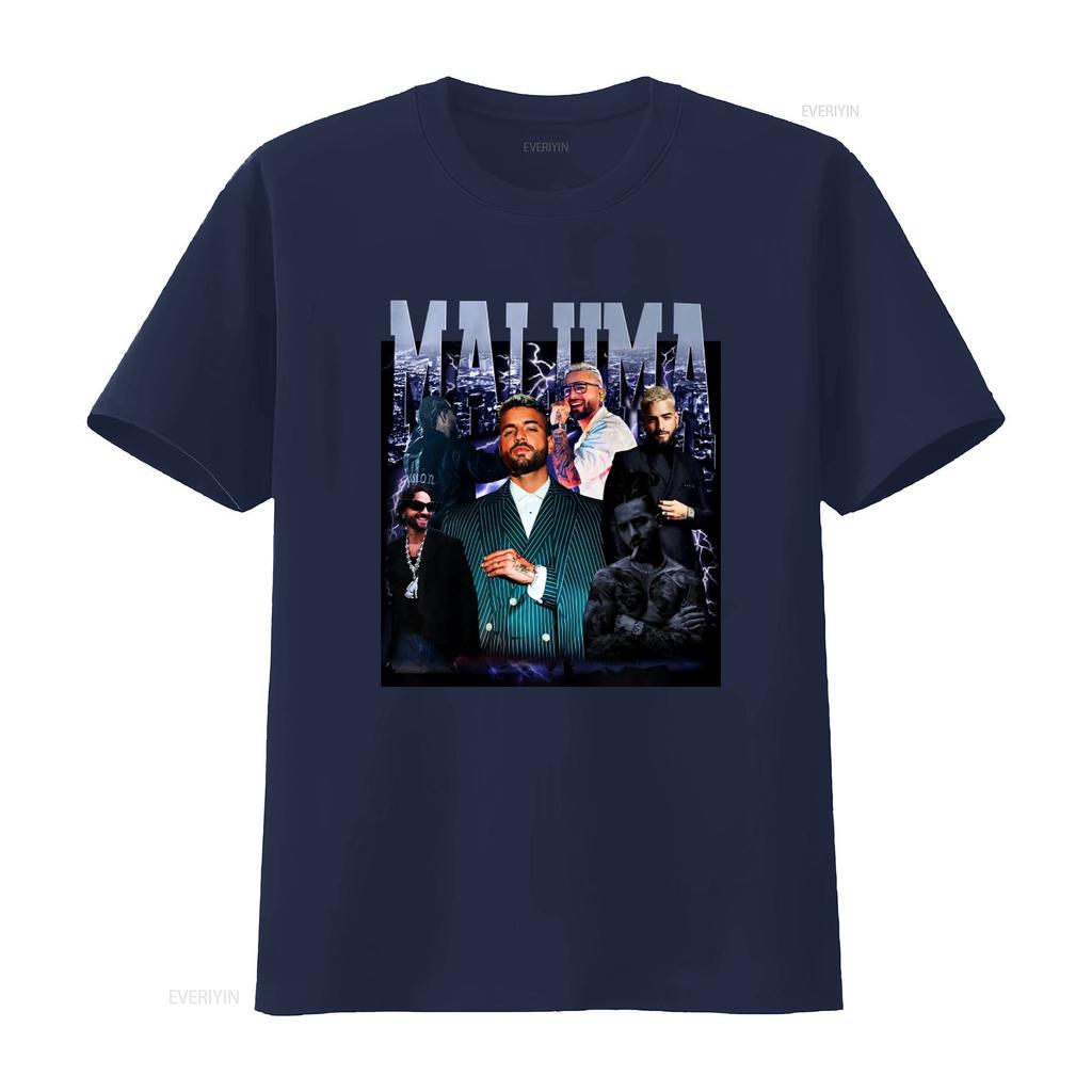 Maluma T Shirt Vintage Fan s Music Star Print vintage Washed Breathable Comfortable Casual Stylish designer clothes fashion