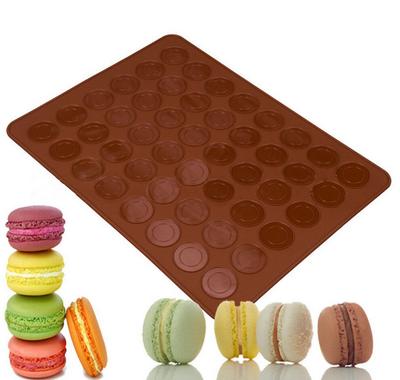 30 Kavite Makaron Silikon Mat Yapışmaz Kalıp Pasta Kek Makaron Kalıbı Çikolata Yapıcı Pişirme Gereçleri Mutfak Pişirme Aksesuarları