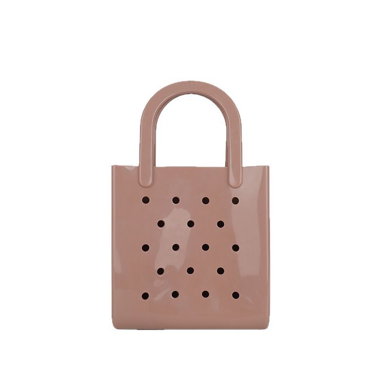 Solid Color Bag Women's New Beach Handbag