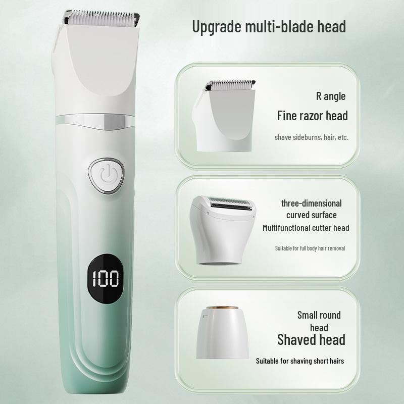 Women's Electric Razor & Depilator: 3-in-1 Digital Shaver for Armpit, Leg, and Private Hair Removal