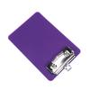 A7 Frosted Color Transparent Mini Clipboard with Clip for Sticky Notes Portable Writing Board Document Holder Small Bill Organizer