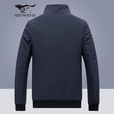 Men's Business Casual Stand-up Collar Jacket