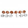 Heavy Type Guitar Tuning Pegs Fully Enclosed Mechanism Anti Corrosion Metal and ABS Material