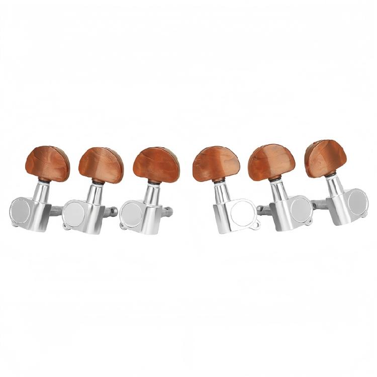 Heavy Type Guitar Tuning Pegs Fully Enclosed Mechanism Anti Corrosion Metal and ABS Material