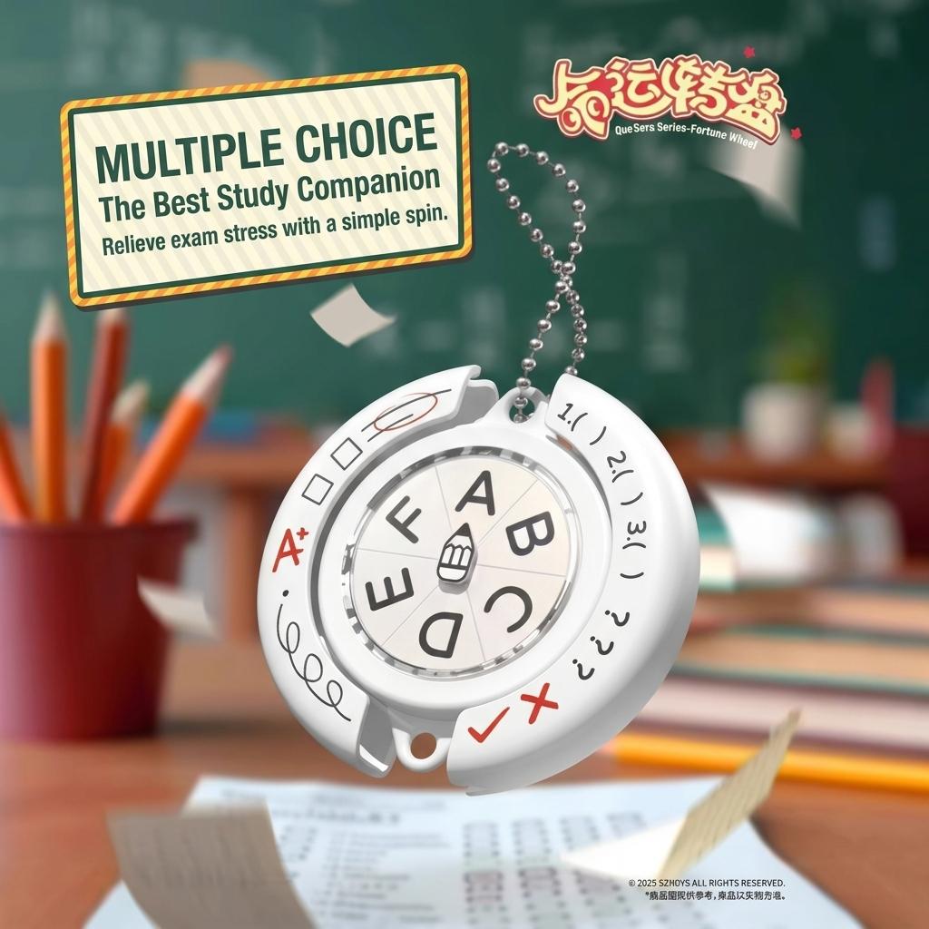 Novelty Lucky Spinning Wheel Plaything Decision Maker Plaything For Choice Difficulty Ease Playful Stress Relief Desktop Toy Festival Gift