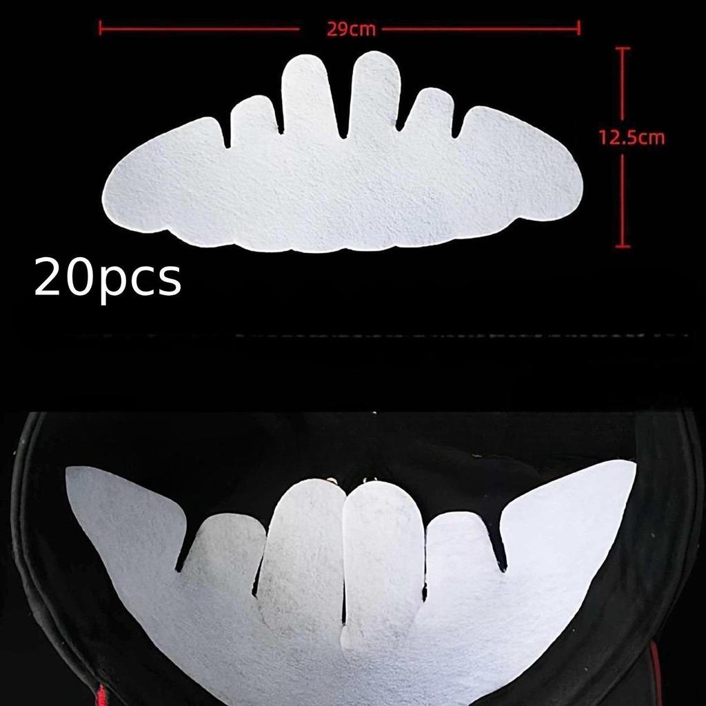 20 Baseball Cap Inserts Made of Felt with Sweat-Resistant Lining, Soft Brim Support And Breathable