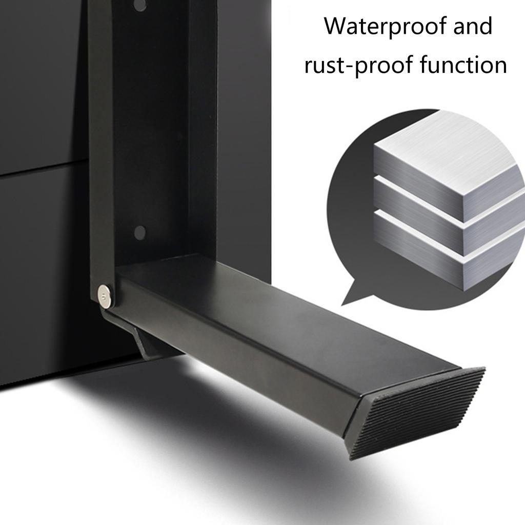 Opritor de ușă reglabil din oțel, design fără perforare, opritor de ușă metalic cu vârf de cauciuc, instalare rapidă pentru uși cu spațiu liber