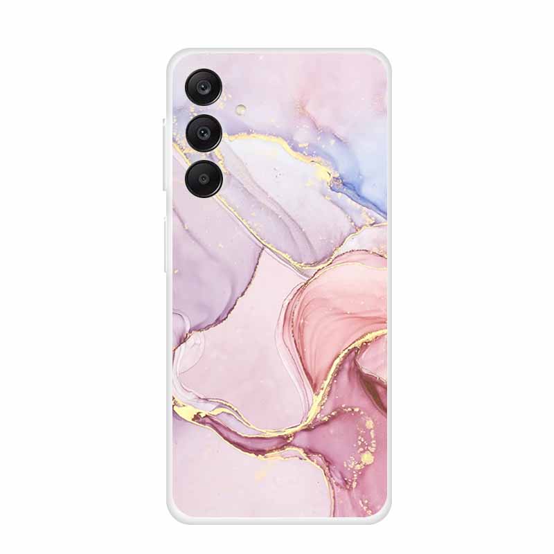Marble Patterns Phone Case for Samsung A25 Soft Transparent TPU Clear Cover for Samsung Galaxy A 25 Protective Silicone Shell