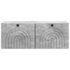 Wall Mounted TV Cabinet Concrete Grey 78.5 x 31 x 30 cm