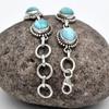 Larimar Gemstone Designer Bracelet 925 Sterling Silver Women Handmade Jewelry