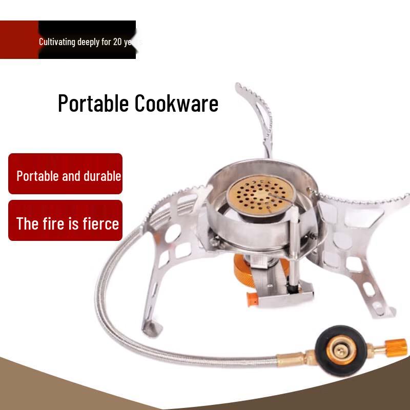Beifu Portable Windproof Blue Flame Gas Stove