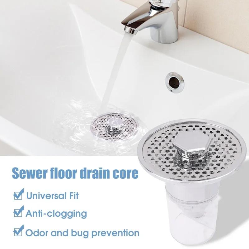 3/1PC Universal Bathroom Basin Pop-Up Bounce Core Sink Hair Catcher Drain Filter Bathtub Stopper Basin Strainer Bath Accessories