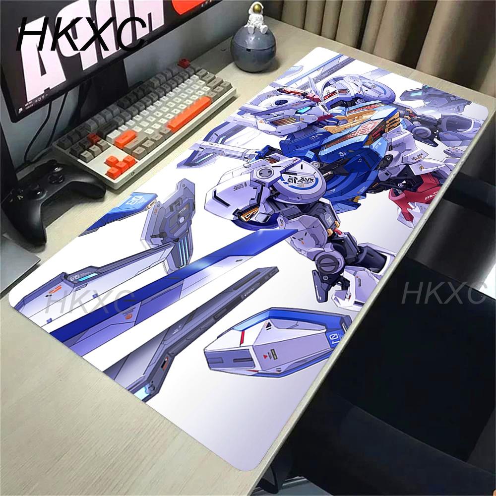 Anime Mouse Pad Gaming Accessories Mechanical Warrior Gundam Mousepad Gamer PC Computer Keyboard Desk Mat Non-slip Table Mats