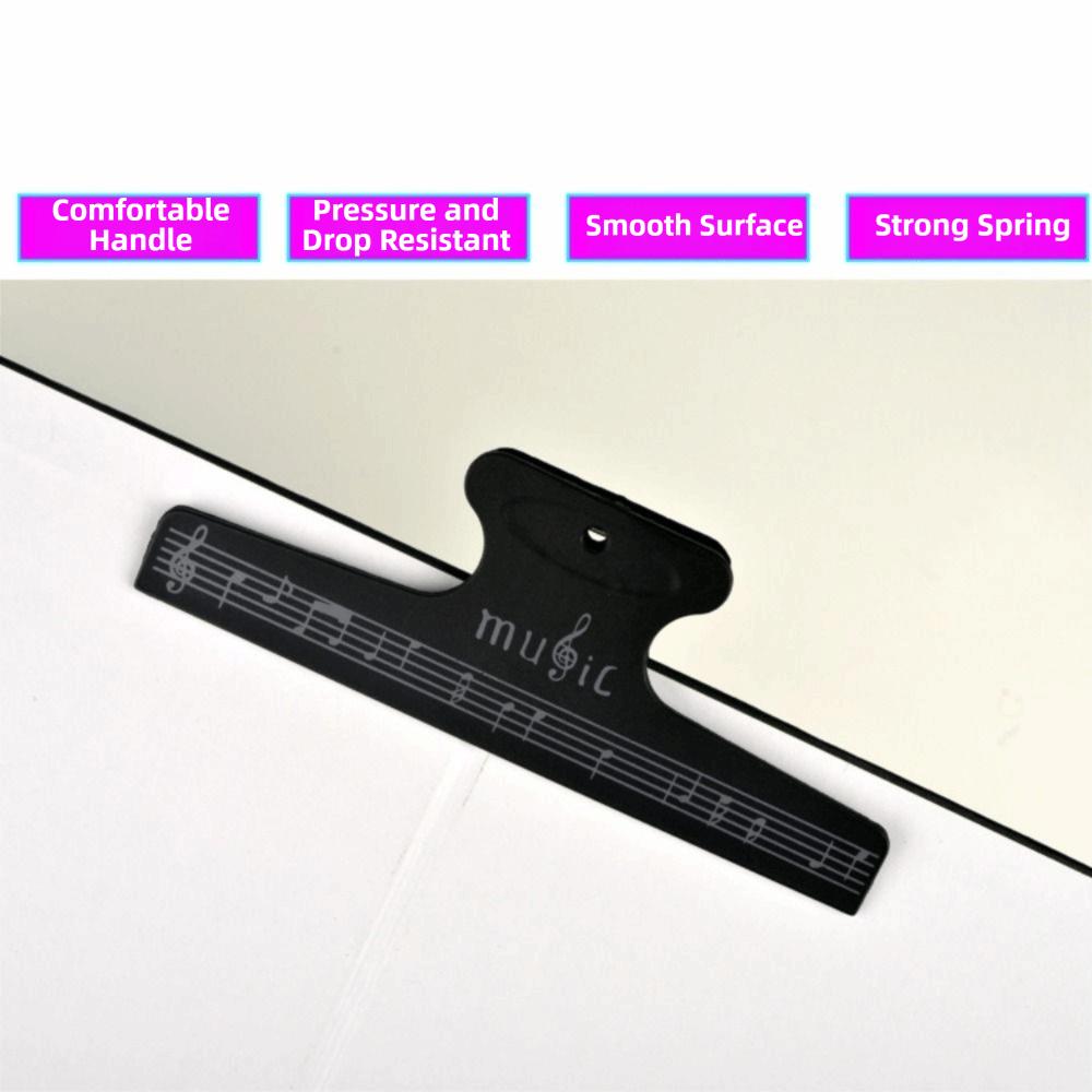 Strong Grip Sheet Music Clip Steel Spring Score Fixed Clips Sheet Piano Practice