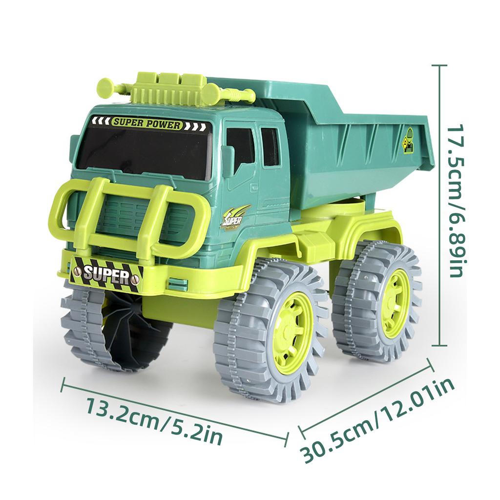 Kinder Technik LKW Spielzeug Kinder Simulation Muldenkipper Modell Spielzeug Schleudern Trägheitsauto Modell Baufahrzeuge Jungen Geburtstagsgeschenk