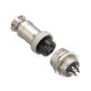 Accessories Mount Panel Aviation Plug M16 Male / Female  Cable Connector GX16
