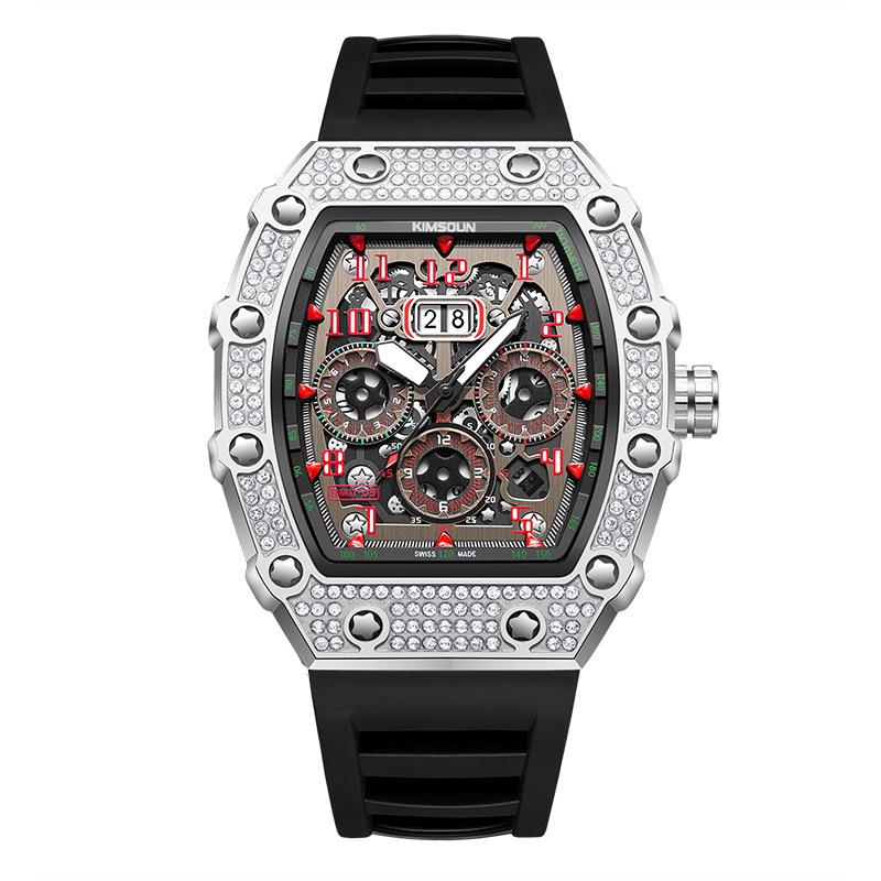 

Новий годинник-бочка чоловічий водонепроникний модний кварцовий годинник чоловічий годинник