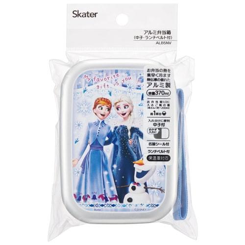 Skater Bento Box Disney Frozen 24 370ml Aluminum Warm Ware Compatible for Children Made in Japan ALB5NV-A