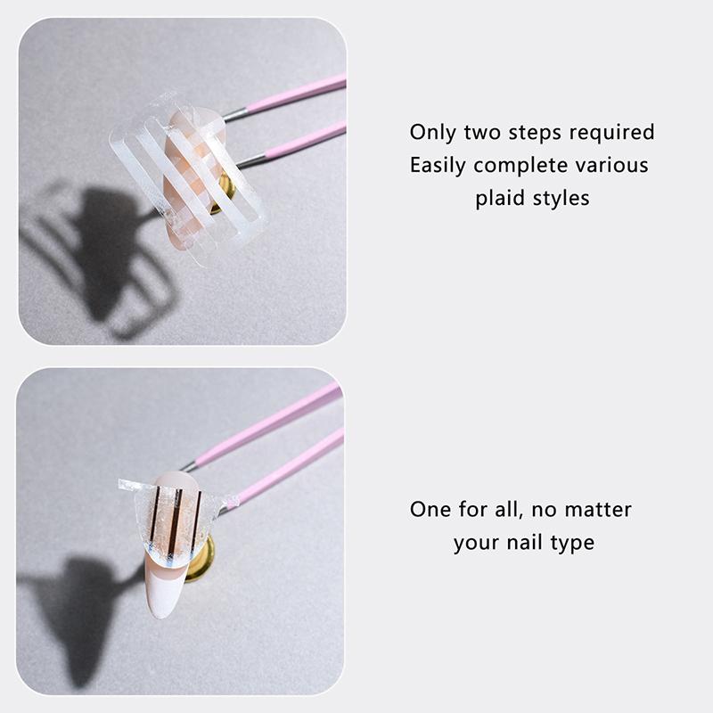 French Manicure Strip Nail Forms Fringe Tip Guides Sticker Diy Wavy Line Nail Art Tips Guides Stickers Stencil Strips Nail Tools
