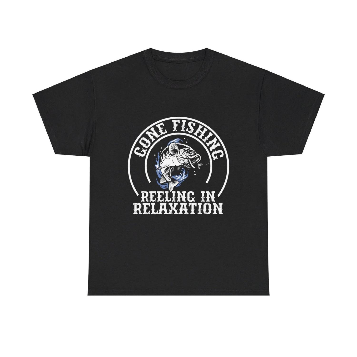 Gone Fishing Reeling in Relaxation T shirt S чёрный