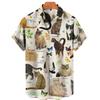 Hawaiian Men'S Short-Sleeved Beach Shirt 3D Printed Short-Sleeved Casual Shirt