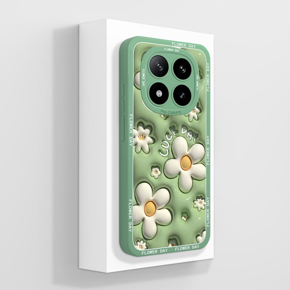 For Poco X7 Pro Case Cute Panda Soft High Quality Liquid Silicone Back Cover For Poco X 7 X7Pro Full Protection Phone Shell