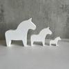Horse Shaped Resin Molds, Animal Resin Molds for DIY Candle Craft Gypsum Ornaments Cake Fondant Decorations Baking