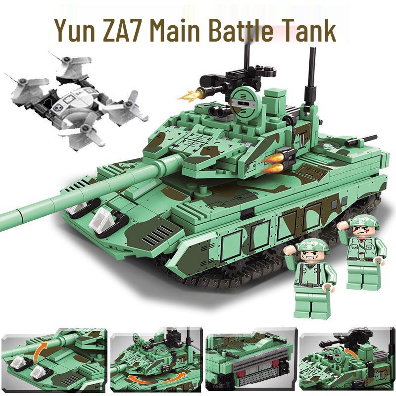 Compatible Military SWAT Armored Car Building Blocks - Educational Assembly Toy for Boys