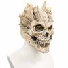 Halloween Skull Horror Mask Latex Warrior Death Demon Skull Headgear Festival Props