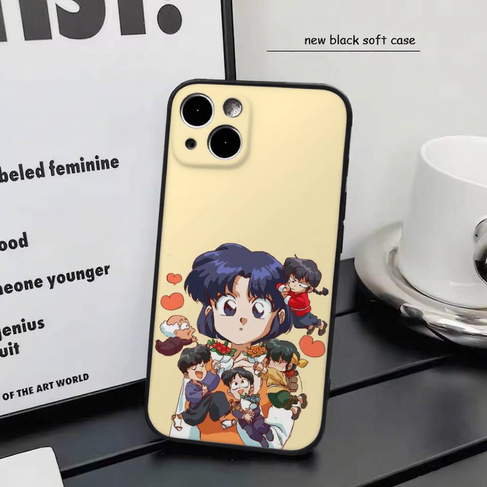 Anime R-Ranma 1 2 Phone Case Silicone Soft For IPhone 17 Air 16 15 14 13 12 11 Plus Pro Max Plus