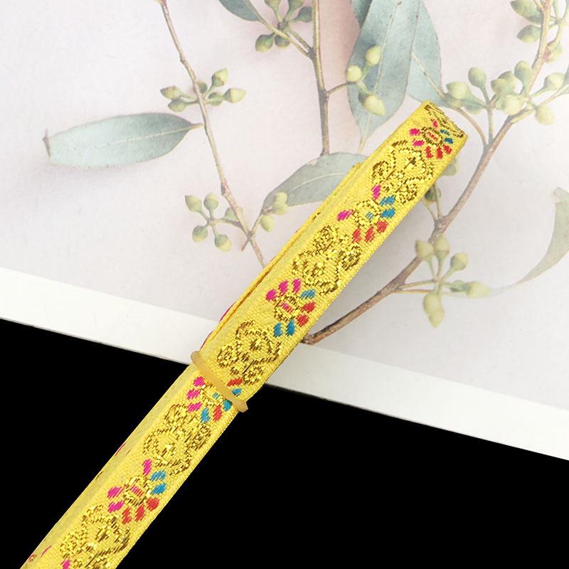 1cm Ethnic Embroidery Lace Trim for Dance Costume and Clothing Accessories