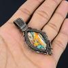 Spiny Oyster Handmade Gemstone Pendant, 999 Copper Wire Wrapped Pendant Designer Jewelry, For Anniversary Gift
