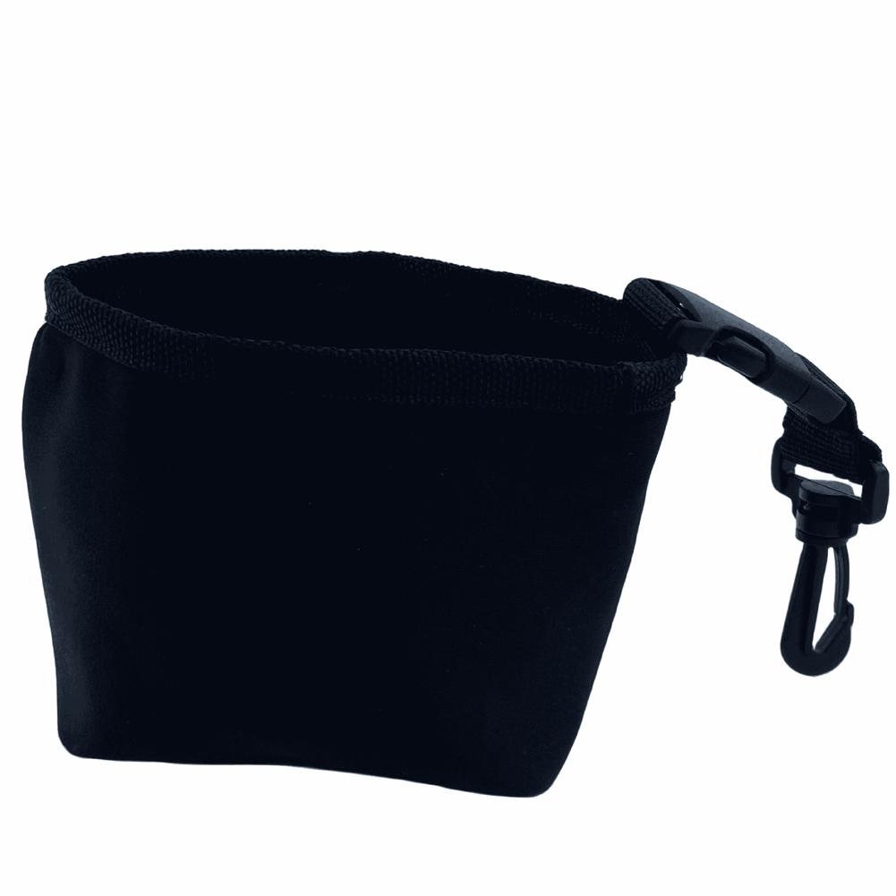 Golfschläger- und Ballreinigungstasche, tragbare Golfschläger-Kulturtasche, Wischtasche mit abnehmbarem Clip, Fleece