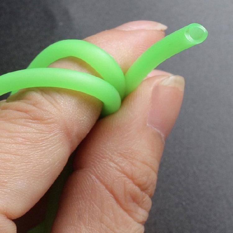 0.8/1/1.2/1.5/1.8/2mm Glow in Dark Tubing Fishing Rig Hook Line Sleeves Glow Tube Rig Tubing Soft Line Glow Pipe