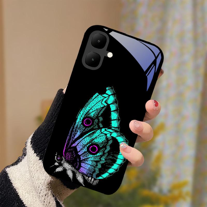 Etui na tył do Infinix Smart 10 X6725 Etui ze szkła hartowanego na telefon Tecno Pop 10 Smart10 Pop10 Modna ochronna obudowa