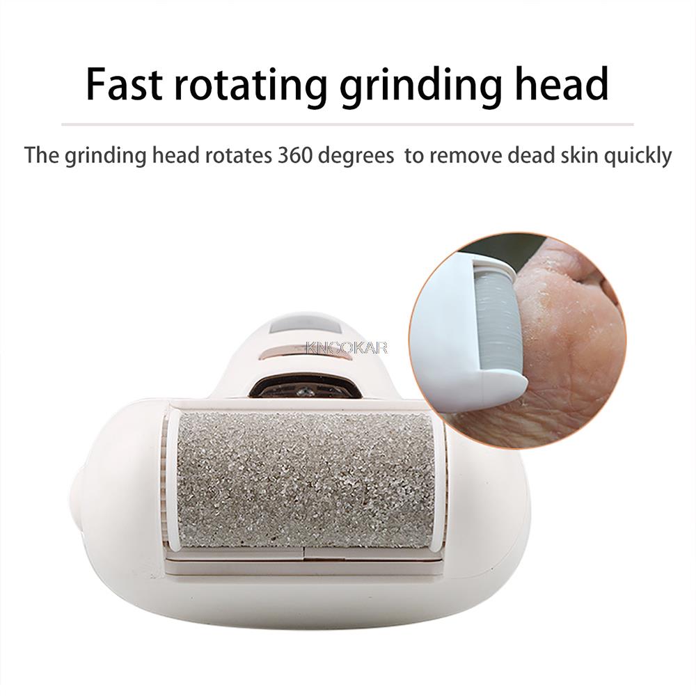 Electric Sawing Foot File USB Charging Feet Pedicure Machine Digital Display Foot care Tool Dead Skin Roller Electric Foot File