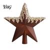 Christmas Tree Star Topper Glitter Sequins Topper, Shiny Sparkly Treetop Festive Decoration Accessories Ornament, Shatter-Proof for Xmas Holiday Party