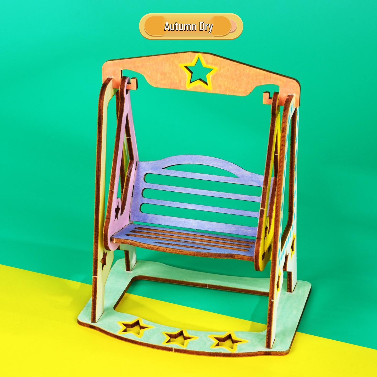 DIY Creative Rocking Chair Model Kit for Primary School Physics Experiment