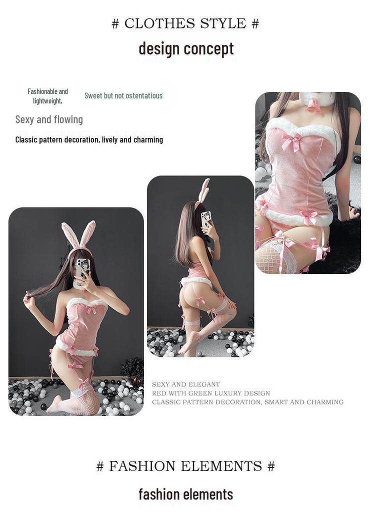 Sexy Bunny & Cat Girl Lingerie Role Play Set