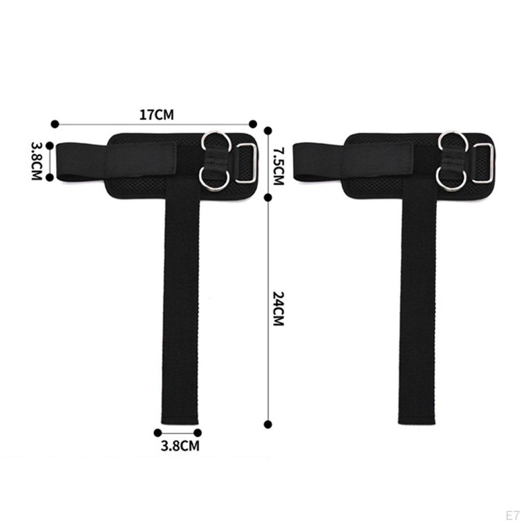 2 Pieces Weightlifting Wrist Straps Fitness Equipment Wraps for Bodybuilding