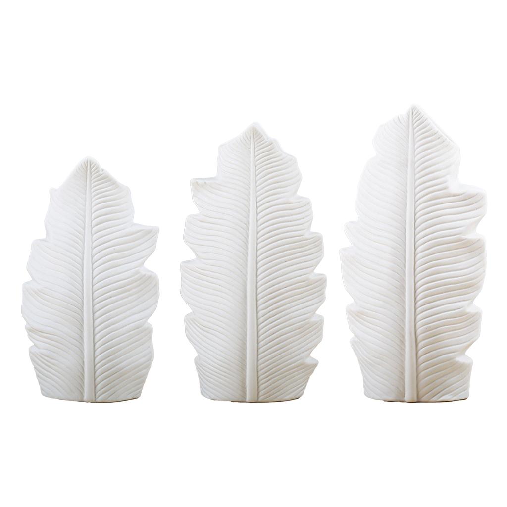White Ceramic Vase Farmhouse Home Decor Leaves Style Modern Minimalist Pottery Vase Table Centerpieces Vase Decorative