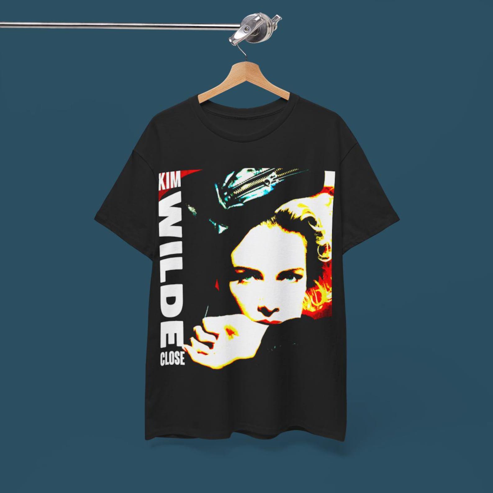 Kim Wilde T shirt - New Wave 80s Tee - Kate Bush Nena Madonna Fans XL