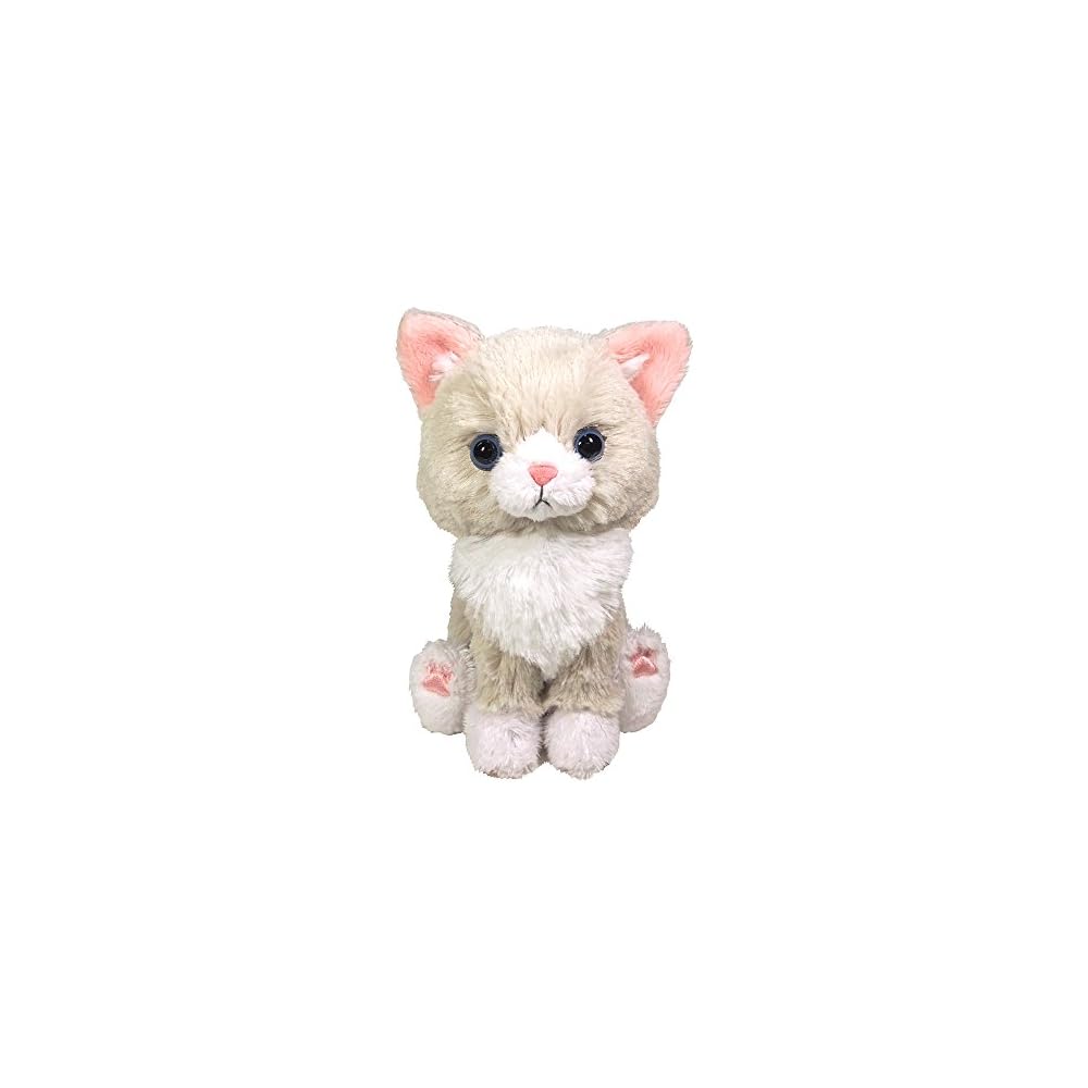 Sunlemon Kitten Ragdoll Plush Toy Brown White 11.8x7x19.7cm Animal Cat Stuffed Animal